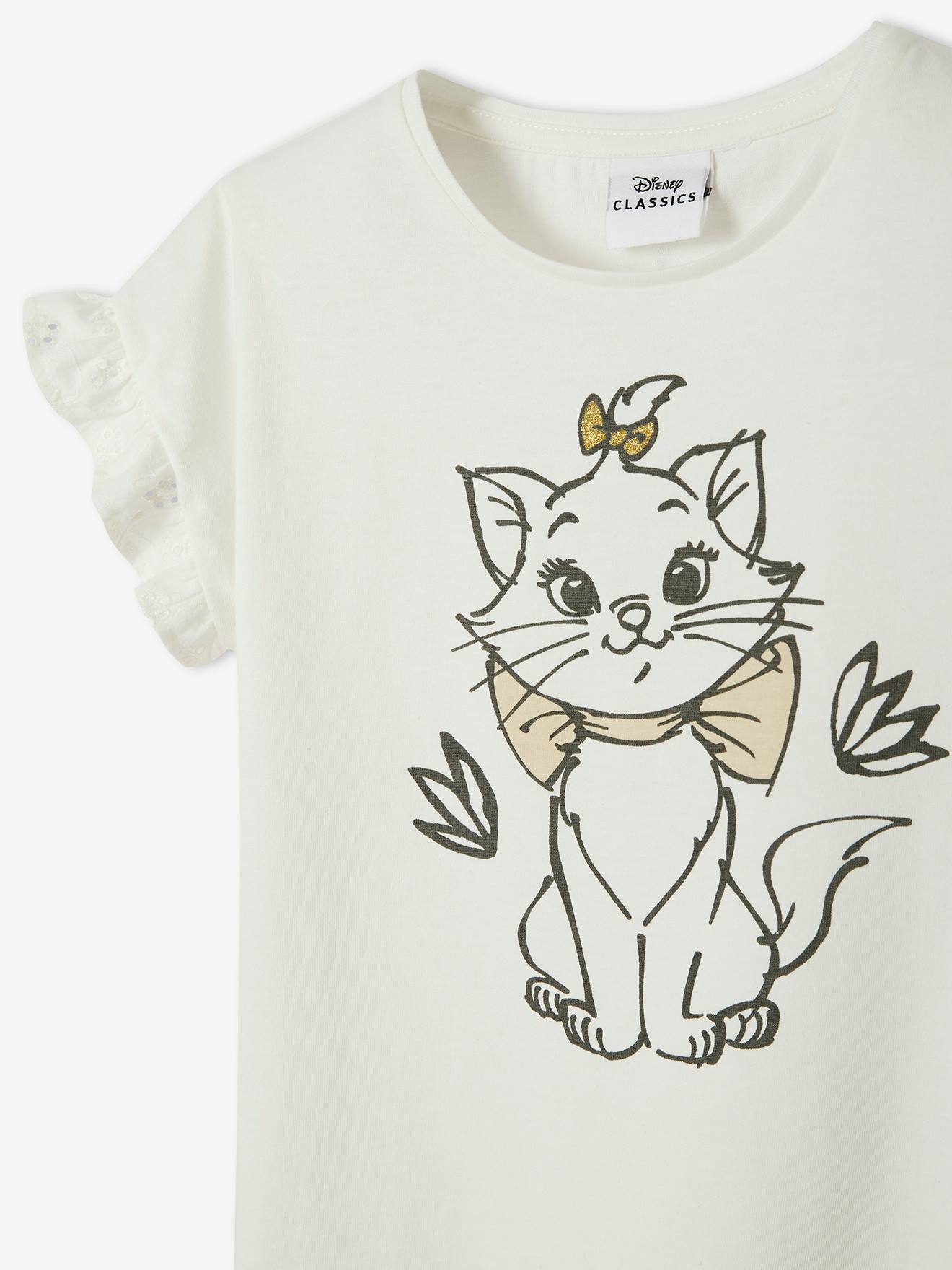 Disney Kinder T-Shirt Disney ARISTOCATS MARIE - hellbeige