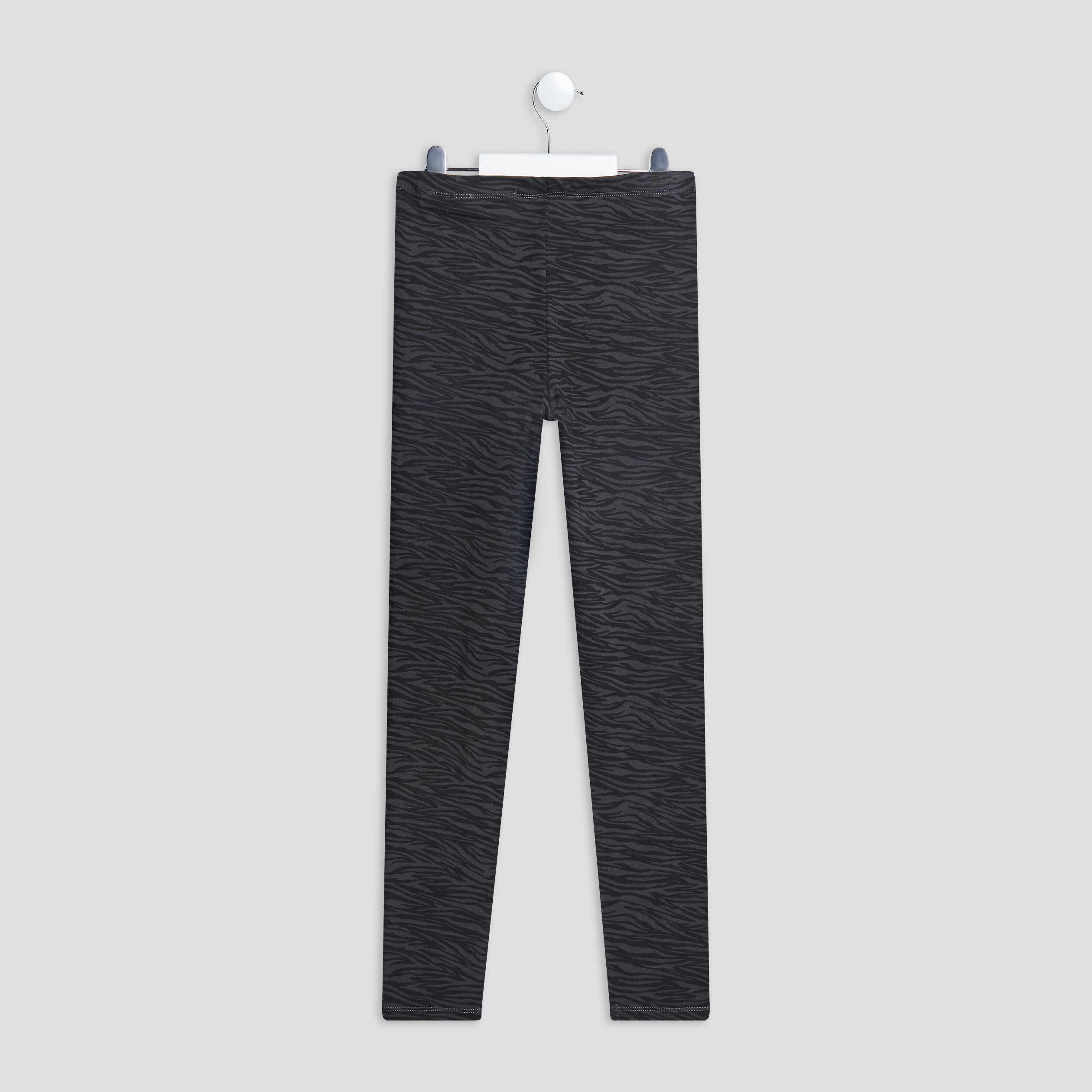 Legging taille standard gris foncé femme | La Halle