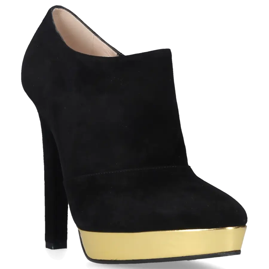 Bottega Veneta - Stiefeletten VFCB0 Veloursleder - schwarz