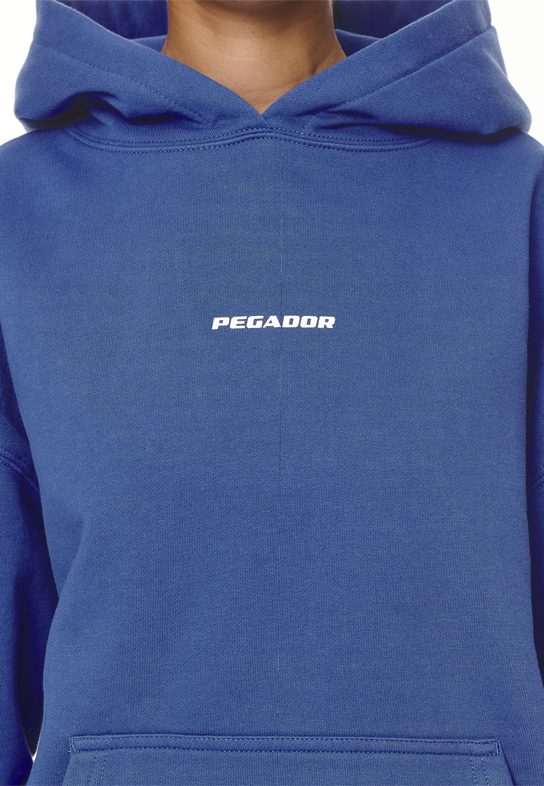 Sudadera con capucha y logo de Pegador CLARITA de gran tamaño