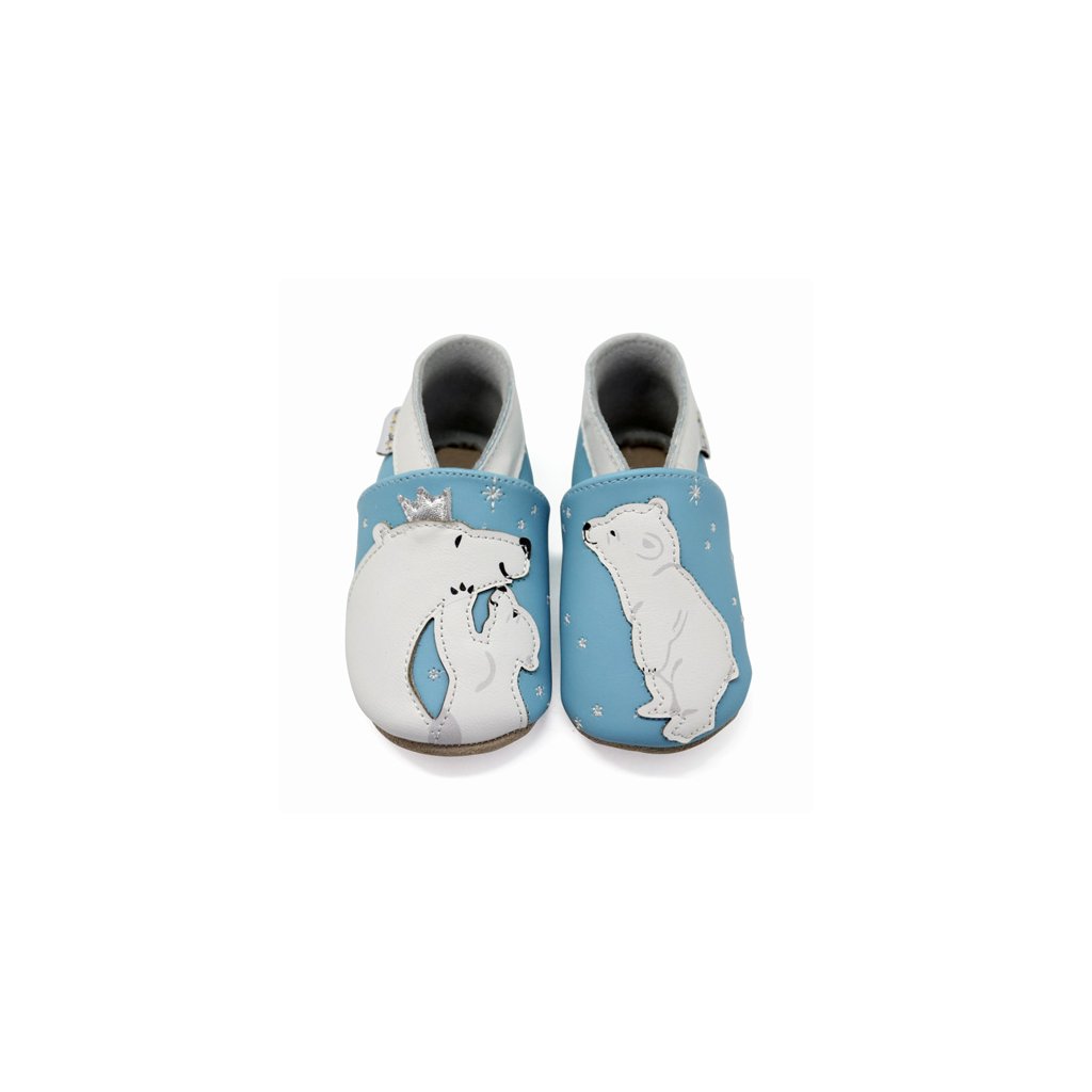 Lait et Miel Calin d'ours Krabbelschuhe mit Eisbär