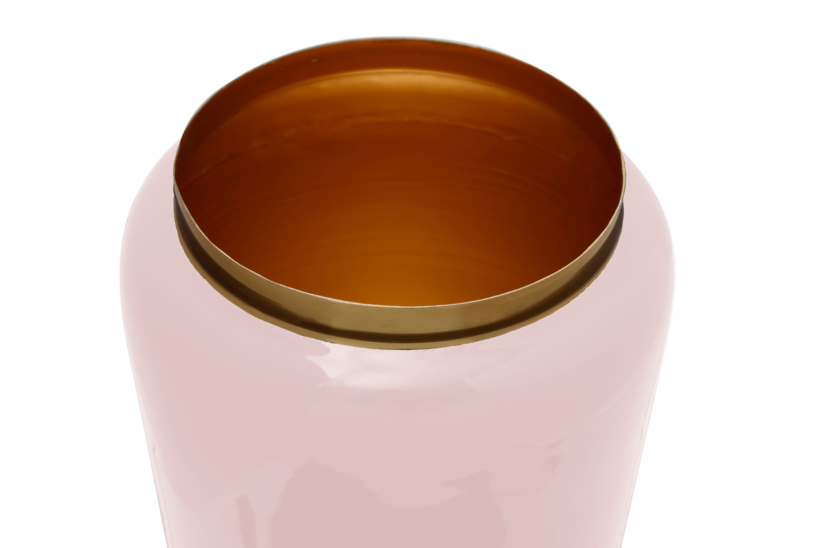 Kayoom Vase Art Deco 425 Puderrosa / Gold