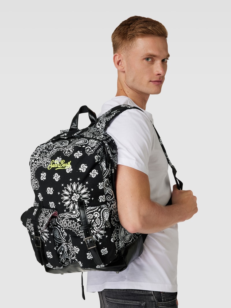 Rucksack mit Camouflage-Muster Modell 'CODY' in schwarz
