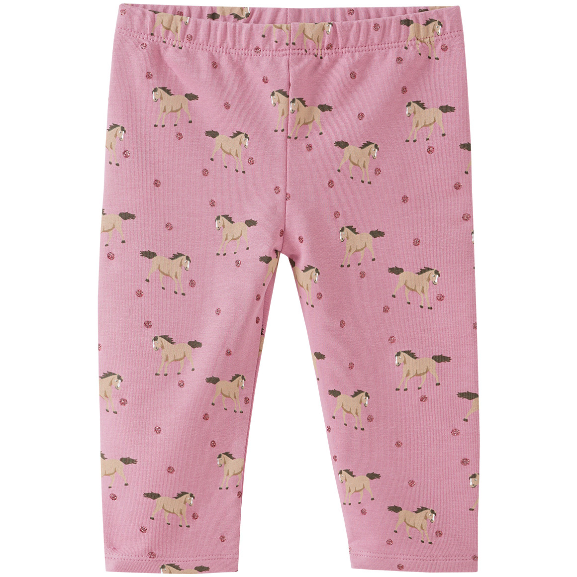 Baby Leggings mit Pferde-Allover