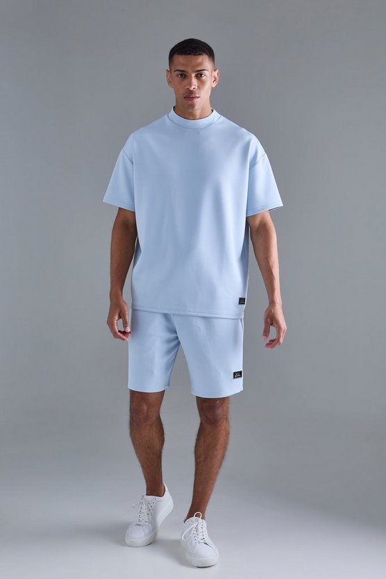 Oversize Scuba T-Shirt & Shorts