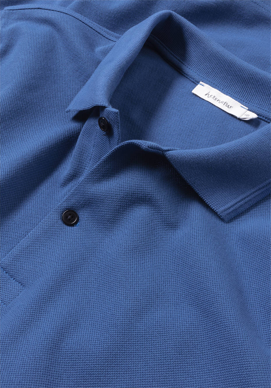 Poloshirt Zwirnjersey aus reiner Bio-Baumwolle
