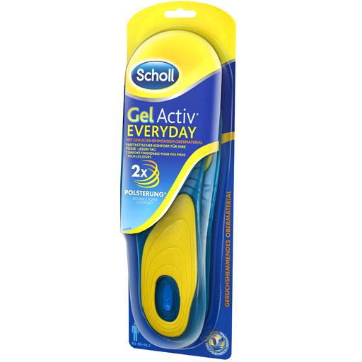 SCHOLL GelActiv Einlegesohlen Everyday men Gr.40-46  2 St