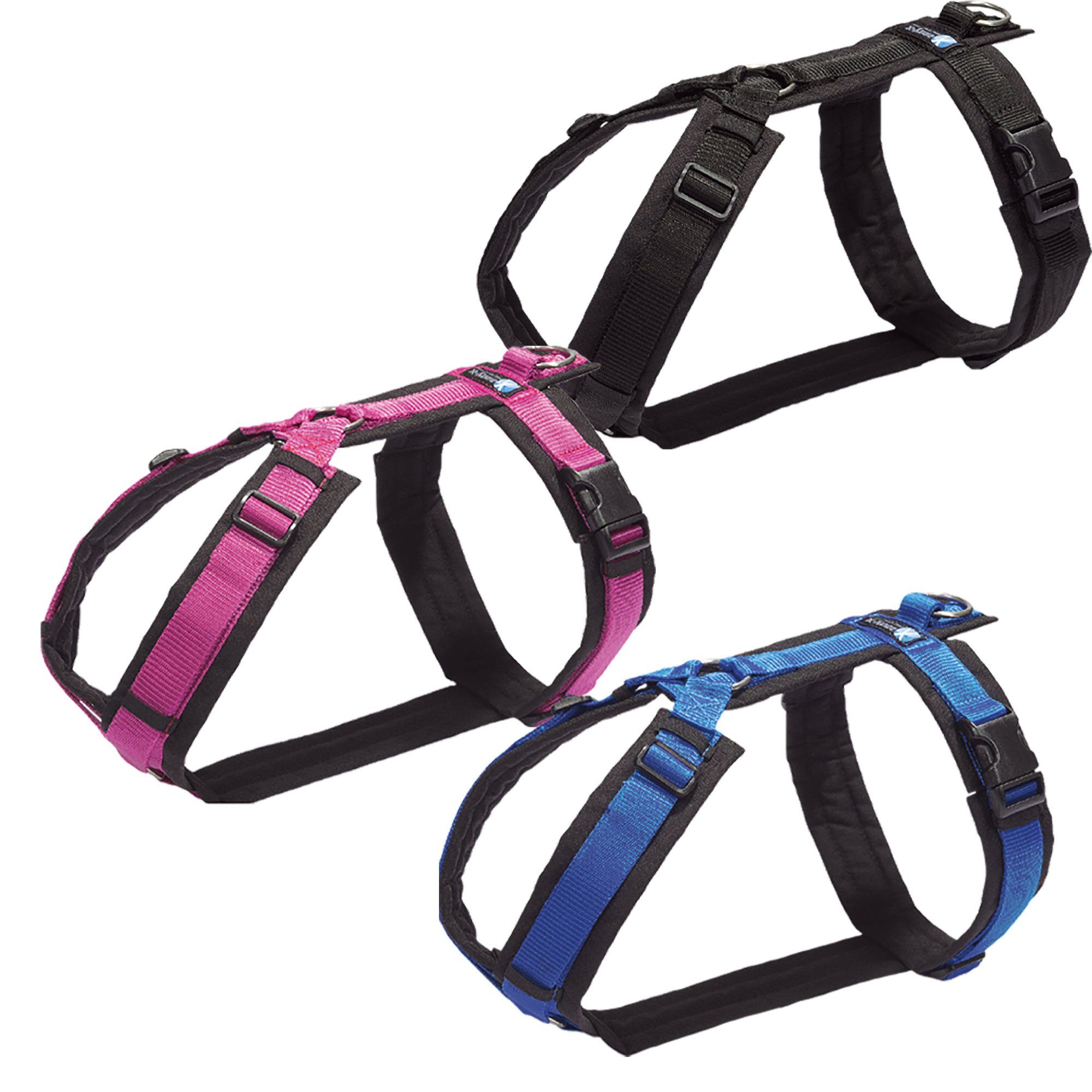 AnnyX Hunde-Geschirr Brustgeschirr Fun - gepolstert - superbequem, Nylon, gepolstert (vollunterlegt)