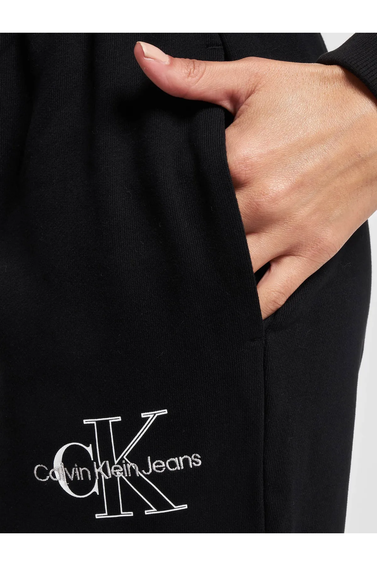 Calvin Klein  Damen Calvin Klein Jeans Zweifarbig Monogramm Jogginghose