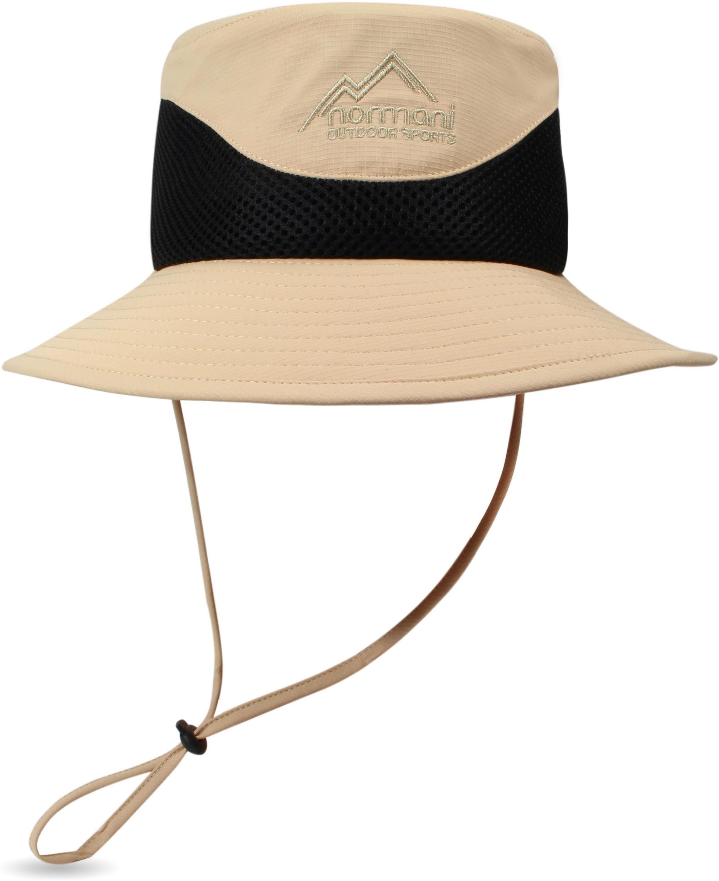 normani Outdoorhut Sommerhut Breeze Safarimütze Outdoor Buschhut mit Sonnenschutz Sommerhut mit Netzfutter