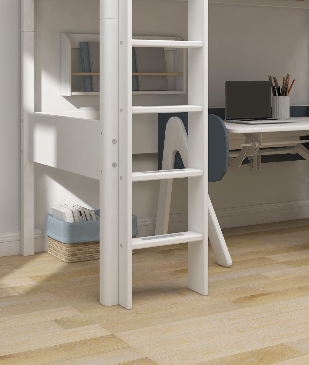 Flexa Hochbett White 90 x 200 cm