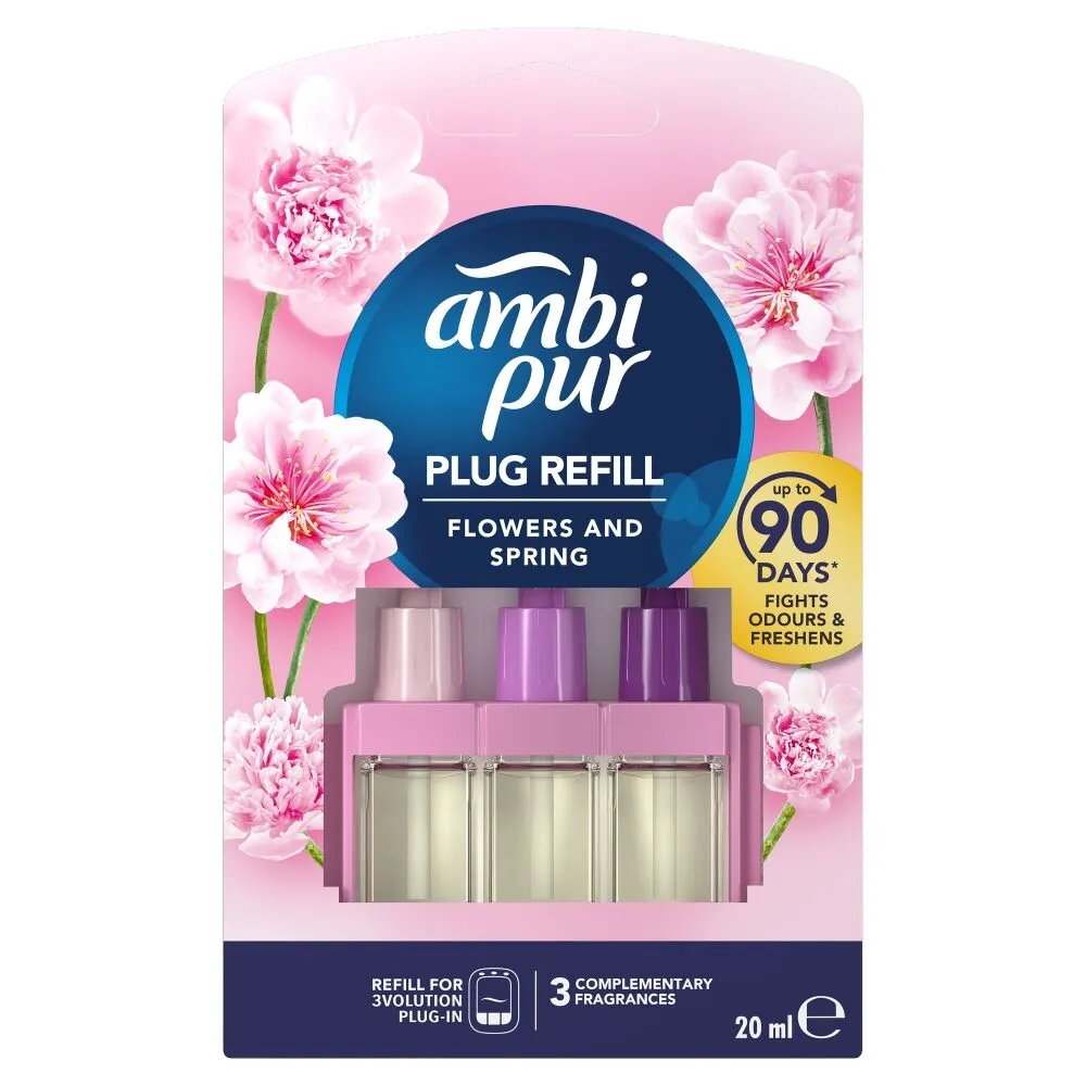 „Ambi Pur 3Volution“ gėlių ir pavasario kvapo papildymas