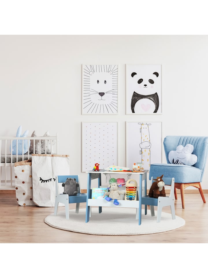 relaxdays 3-tlg. Kindersitzgruppe in Bunt günstig kaufen onesize