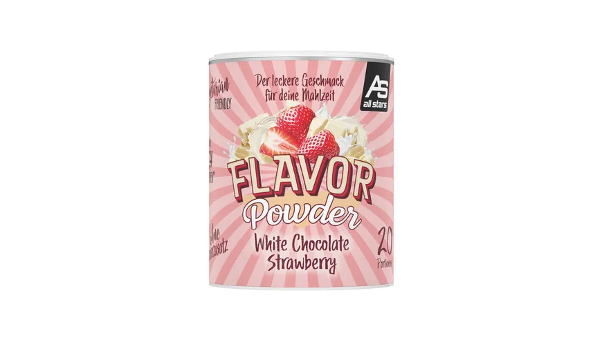 ALL STARS Flavor Powder White Chocolate Strawberry 60 g