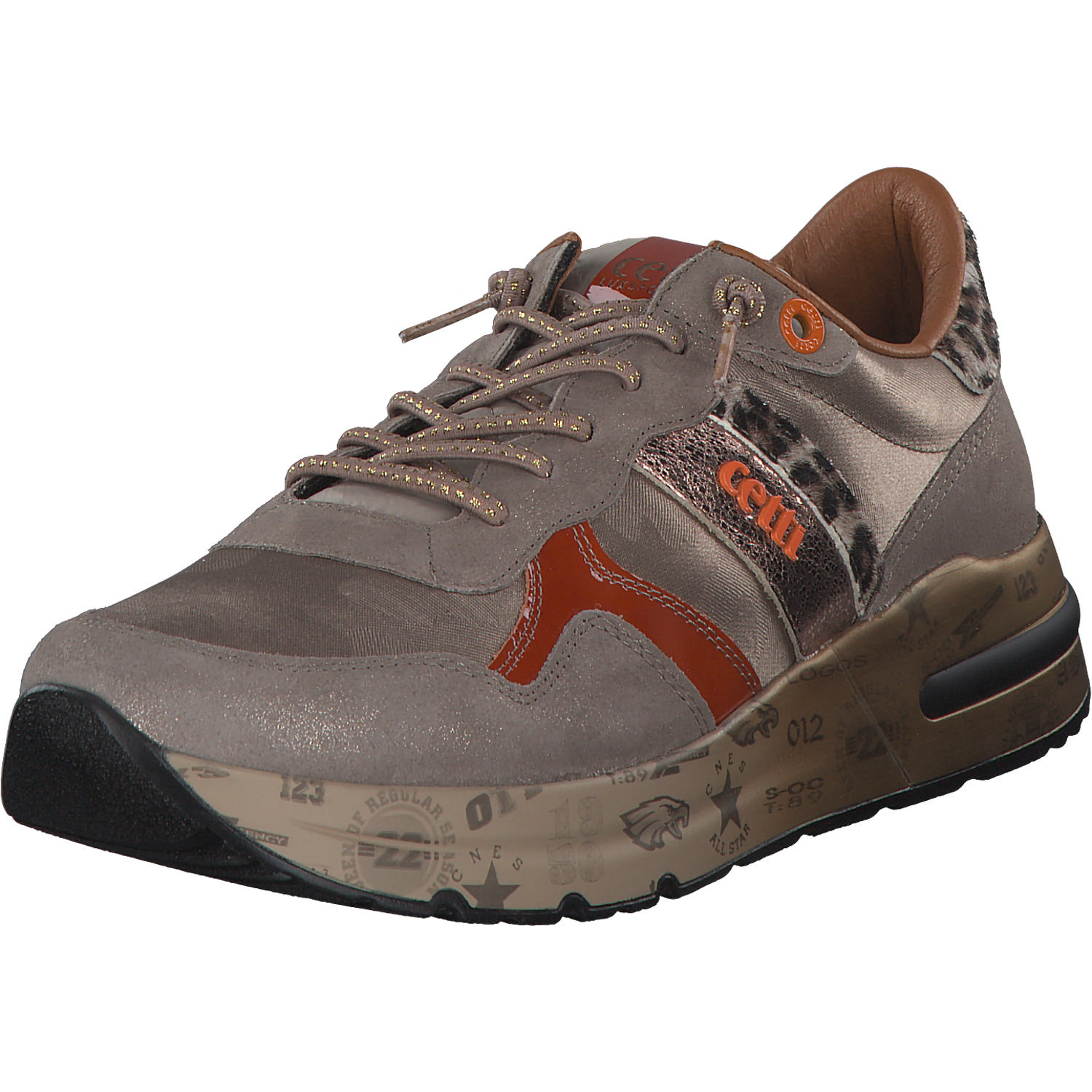 Cetti C1274 SRA, Schnürschuhe, Damen, Rosa (Old Rose)