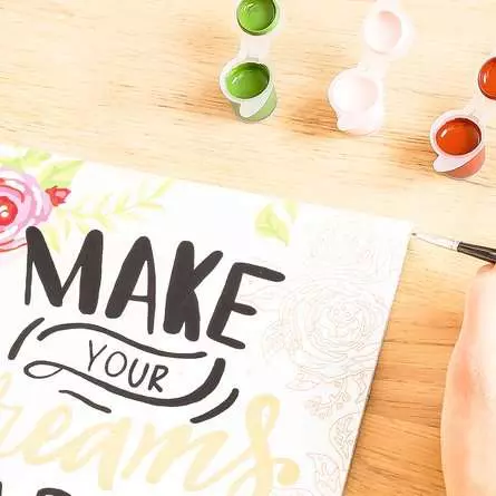 CreArt Make your dreams happen - Malen nach Zahlen für Erwachsene