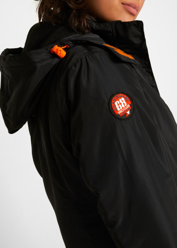 Jacke mit abnehmbarer Kapuze
