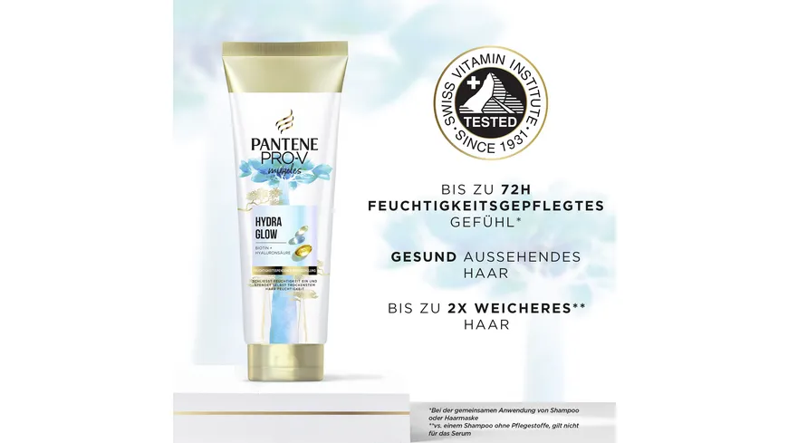 Pantene Pro-V miracles Hydra Glow feuchtigkeitsspendende Pflegespülung 160 ml