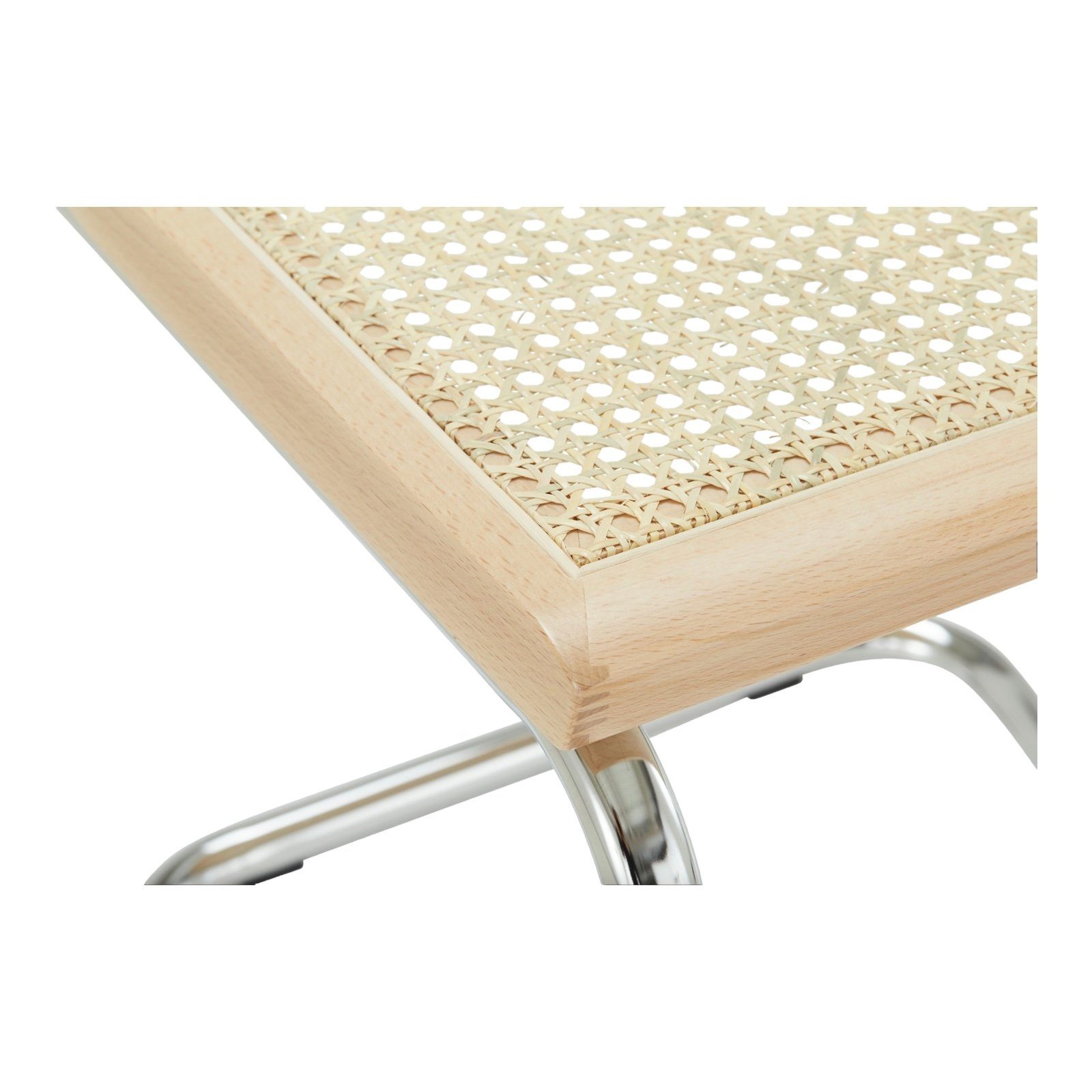 k-hometrends Freischwinger Moderner Schwingstuhl KADEEM, Wohnzimmerstuhl, 2er Set