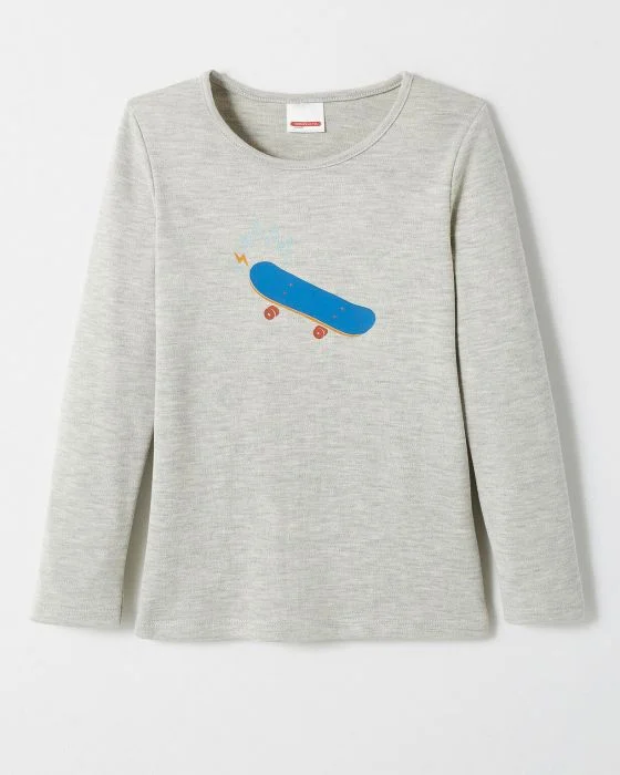 T-shirts mixte enfant sérigraphiés Thermolactyl