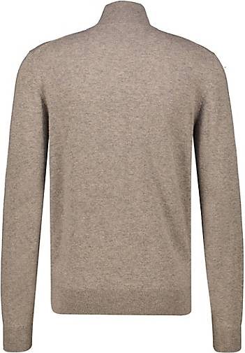 GANT Herren Strickjacke mit Lammwolle EXTRAFINE LAMBSWOOL ZIP CARDIGAN