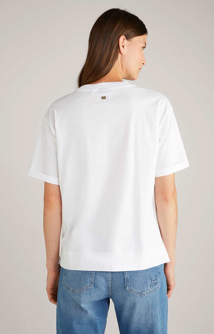Baumwoll-T-Shirt in Weiß