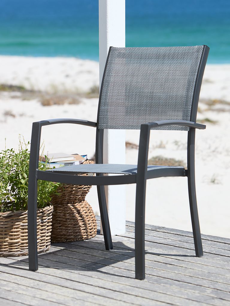 STRANBY STANDBY stacking chair gray