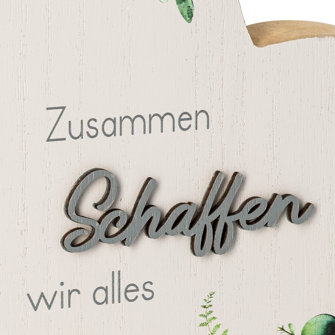 Deko-Aufsteller Herz mit Spruch