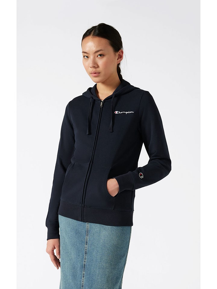 Champion Sweatjacke in Dunkelblau günstig kaufen