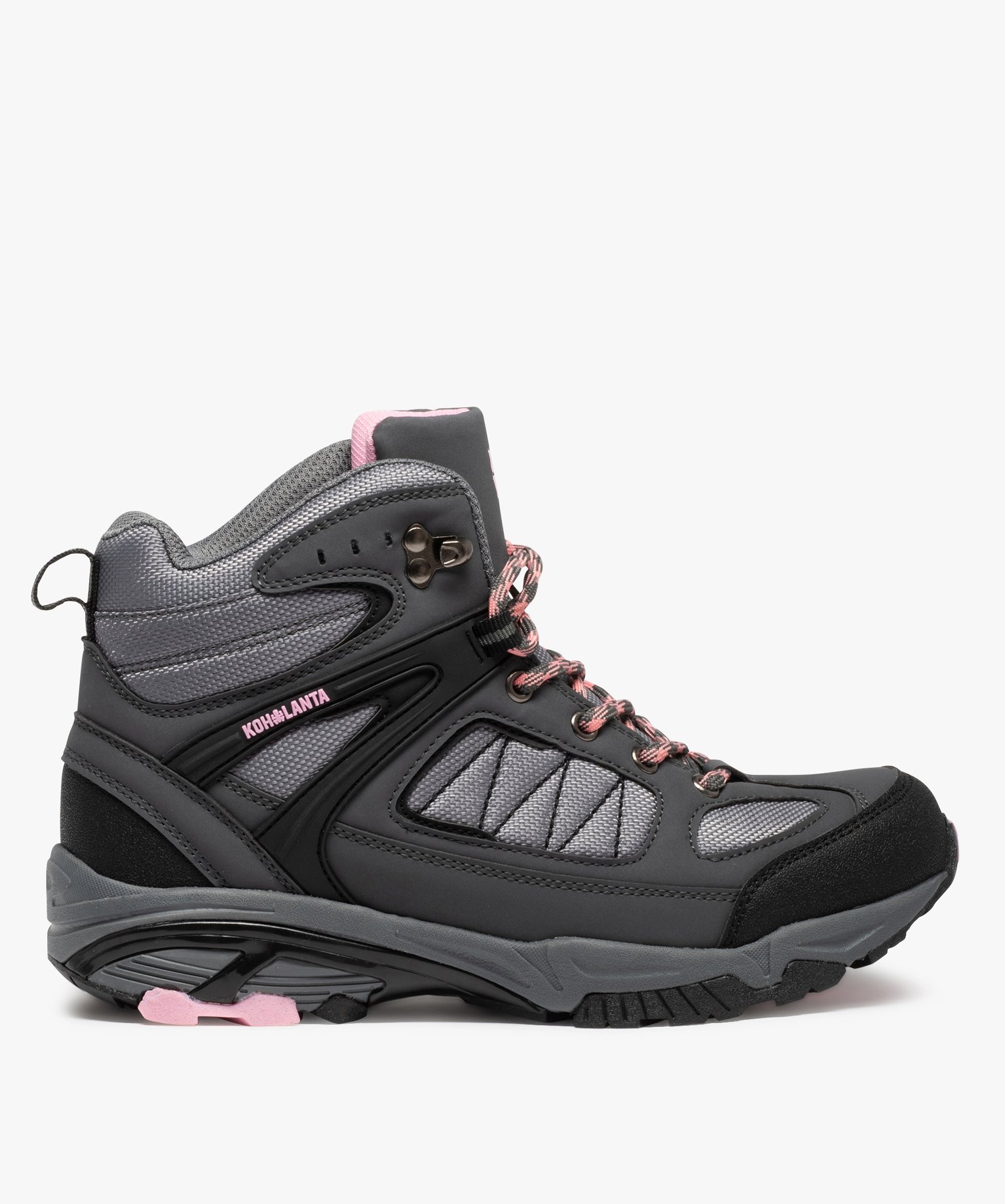 Chaussures de randonnée femme à lacets – Koh-Lanta gris | GEMO