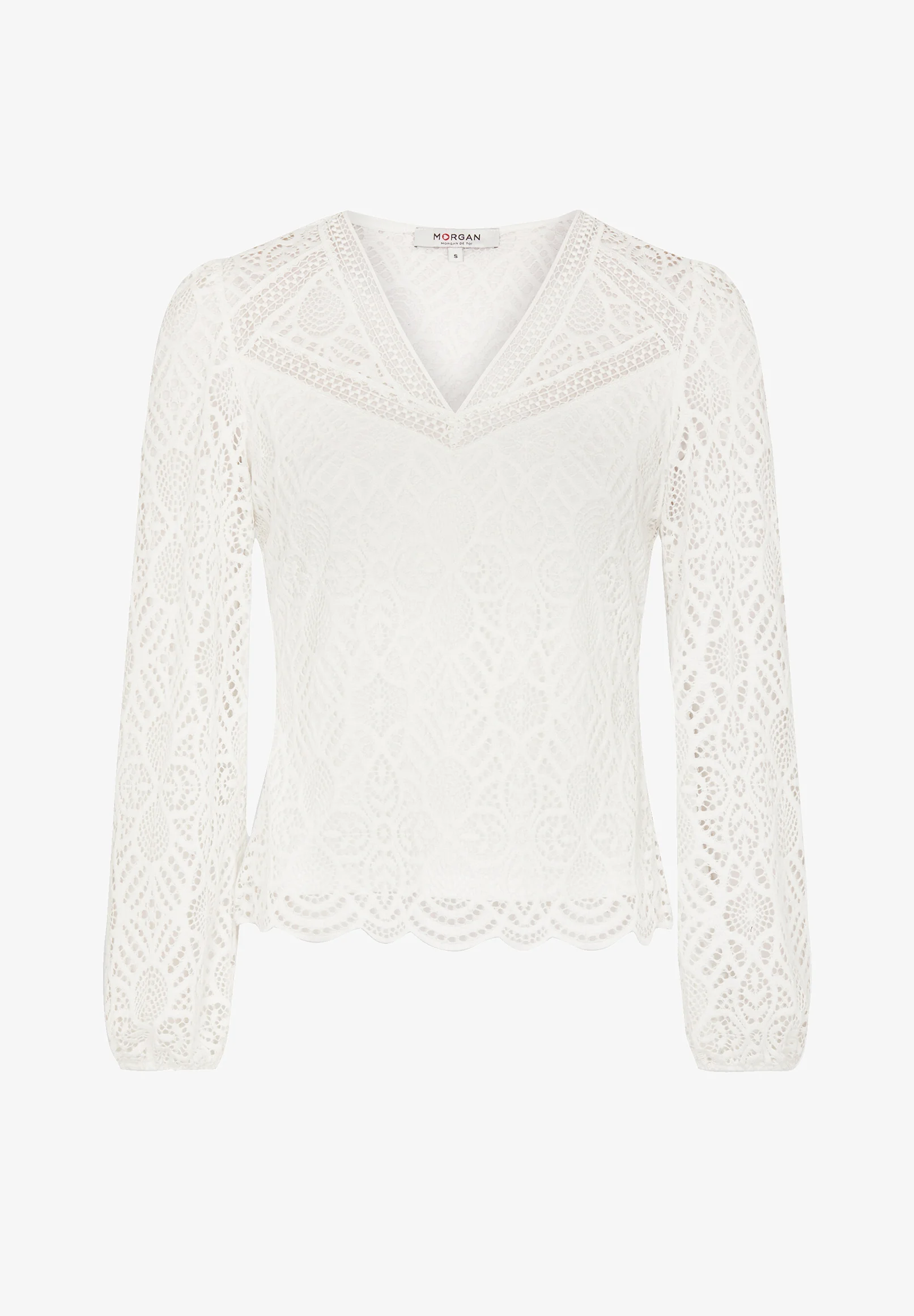 Blusa Morgan con cuello en V