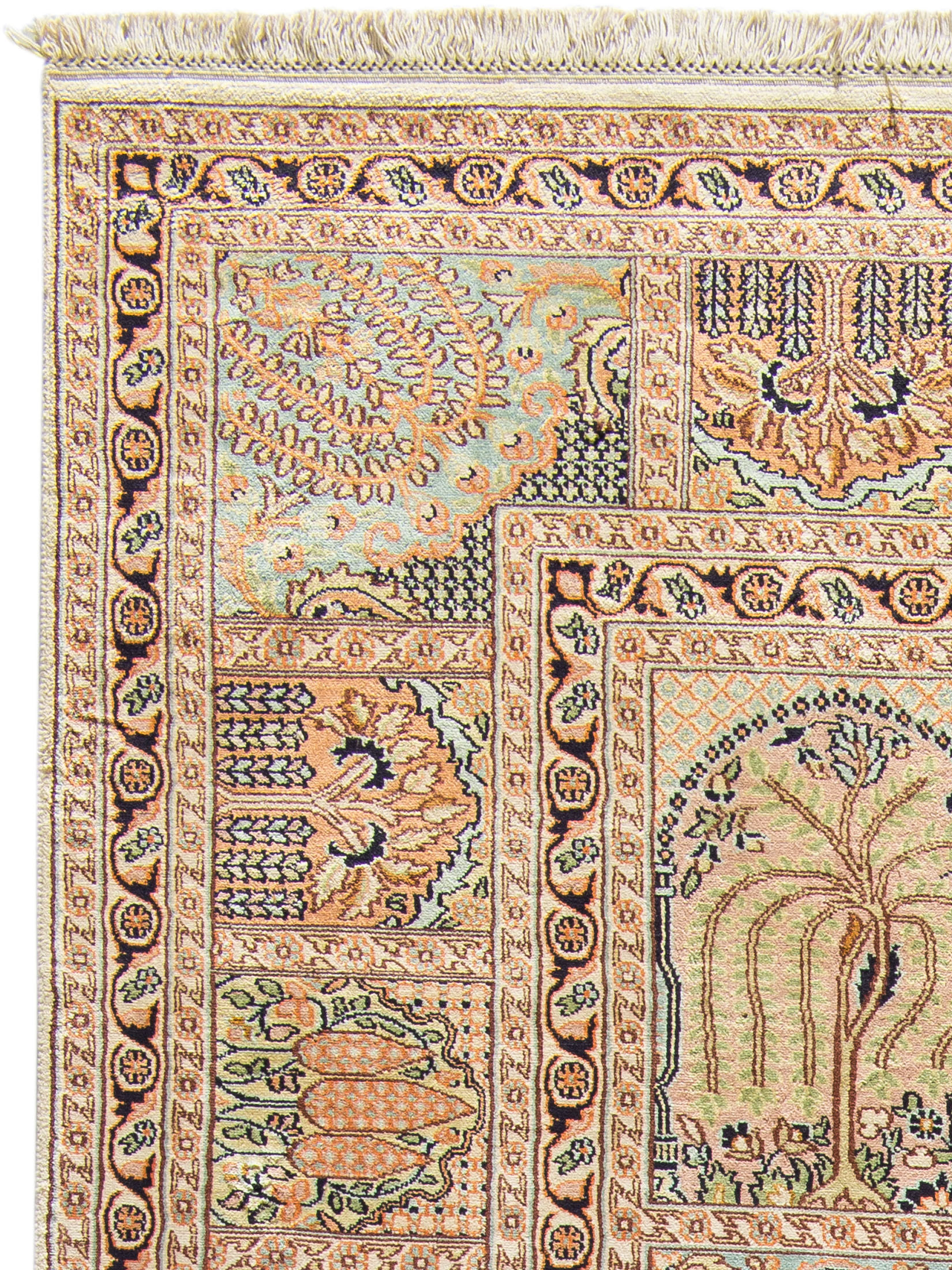 Kaschmir Seide 16/16 ca. 203 x 293 cm, Unikat / Einzelstück