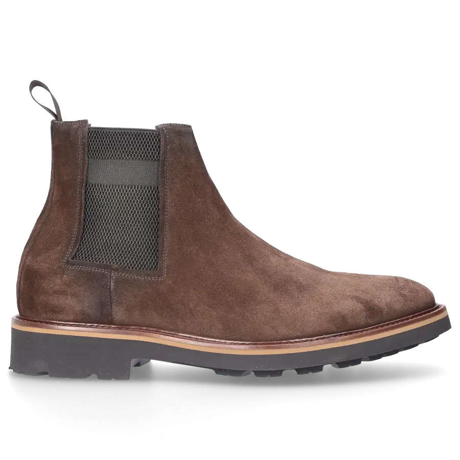 Budapester - Chelsea Boots 14196 Veloursleder - braun