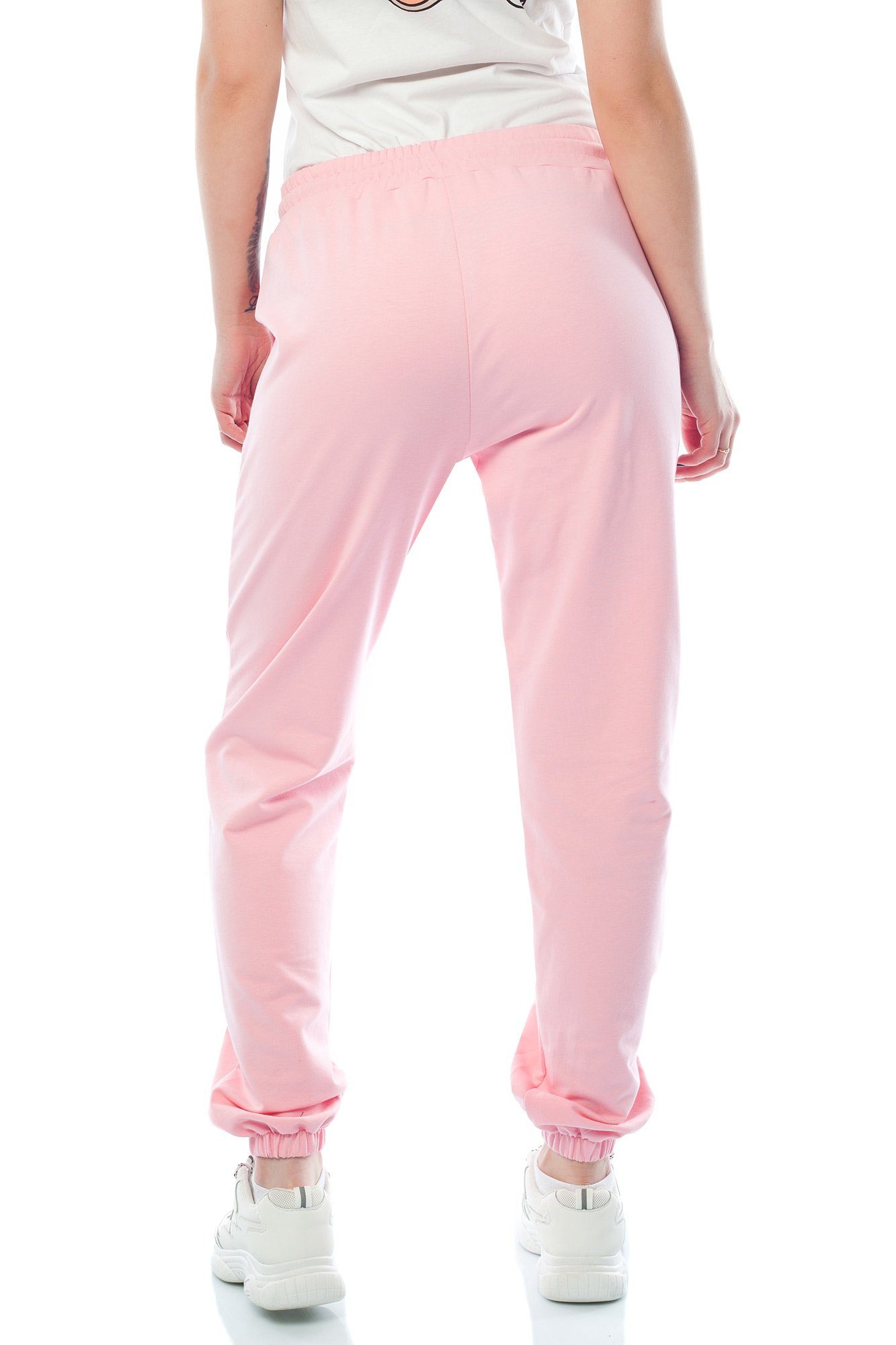 Bongual Loungehose Jogginghose mit gestricktem Logo Sweathose lässig