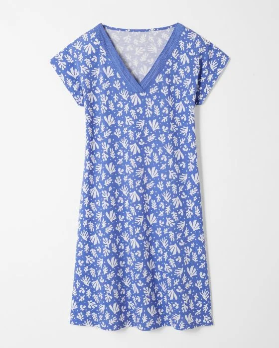 Chemise de nuit imprimée maille jersey recyclée* Climatyl