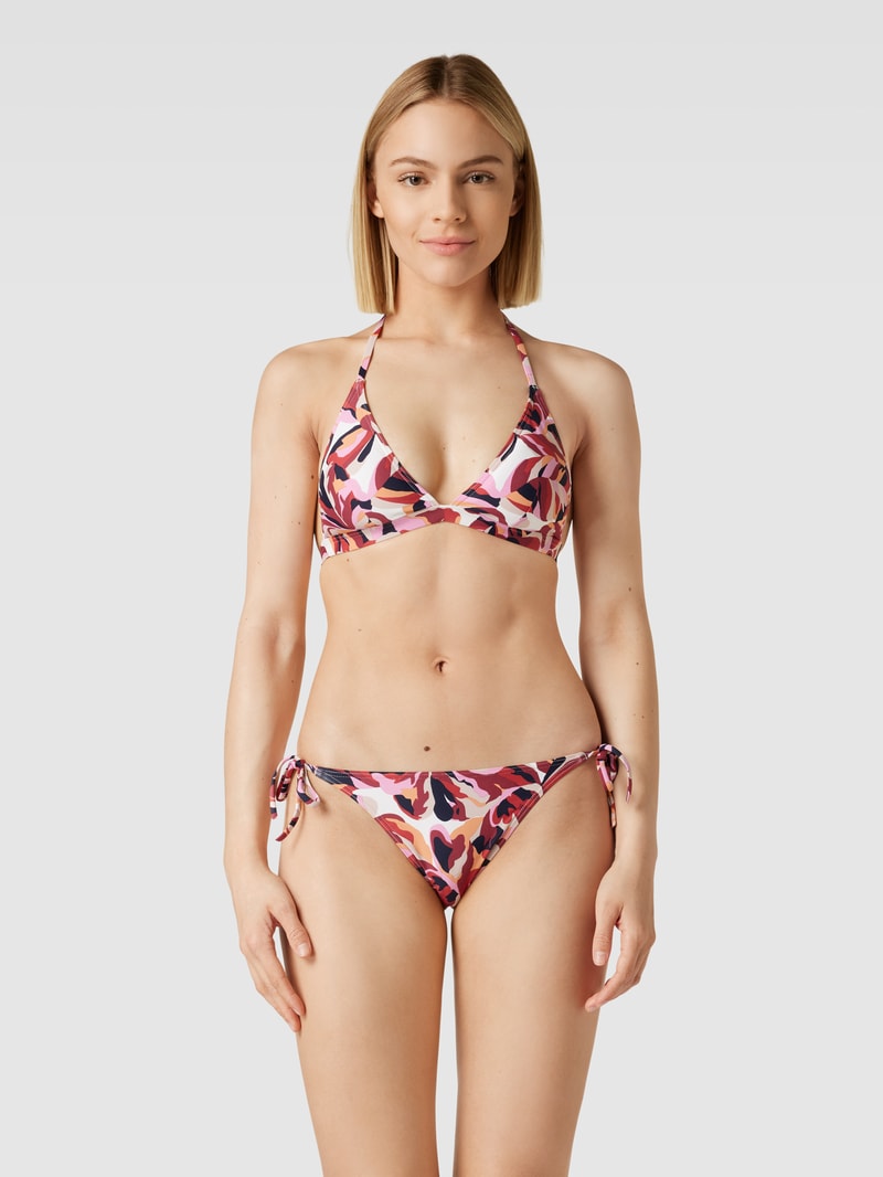 Bikini mit Allover-Muster Modell 'CARILO' in bordeaux rot