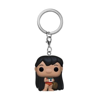 Lilo & Stitch Pocket POP! Vinyl Schlüsselanhänger 4 cm Lilo w/ Camera