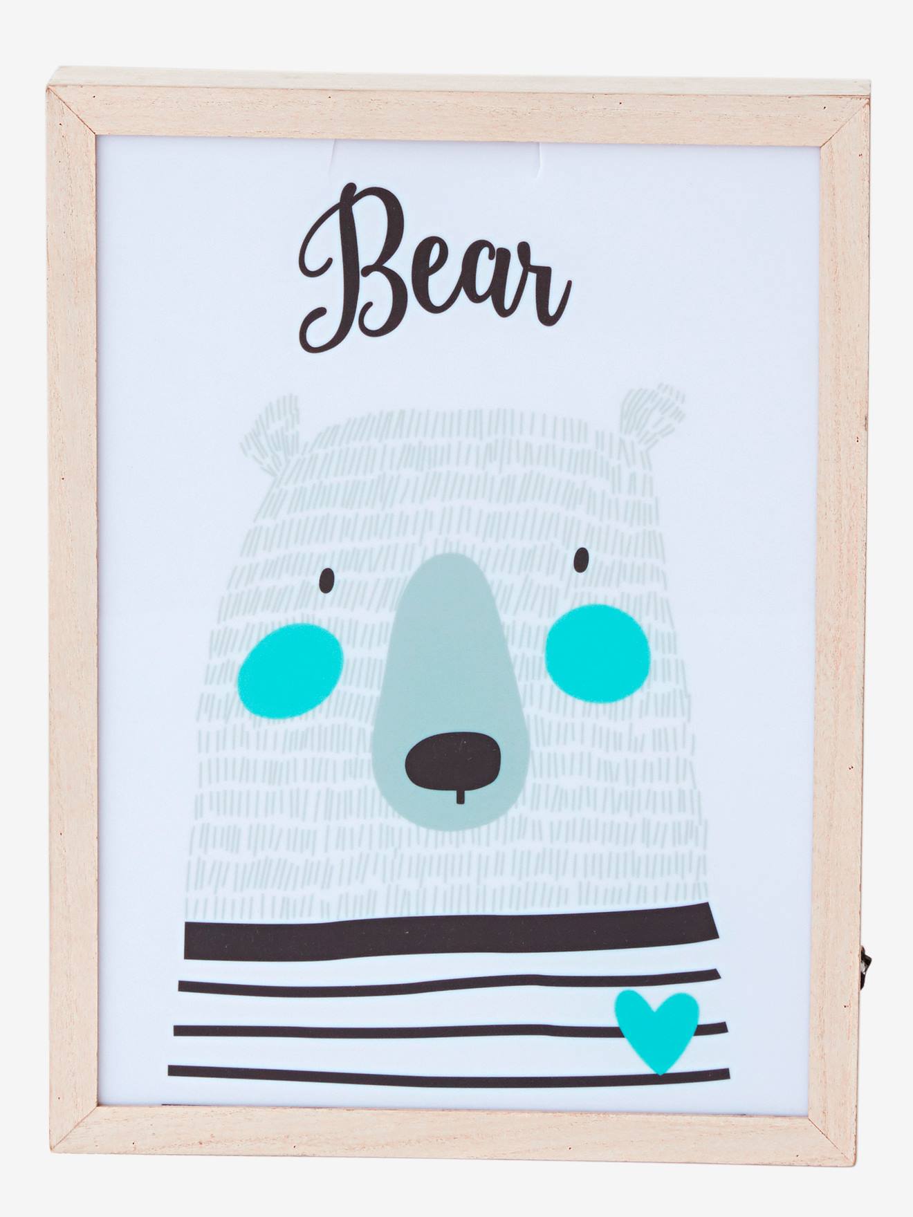 Boite lumineuse Ours multicolor
