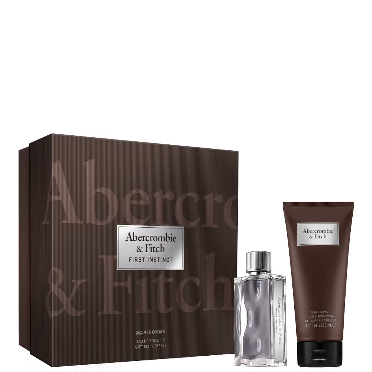 abercrombie & fitch First Instinct Coffret Eau de Toilette + Gel Douche