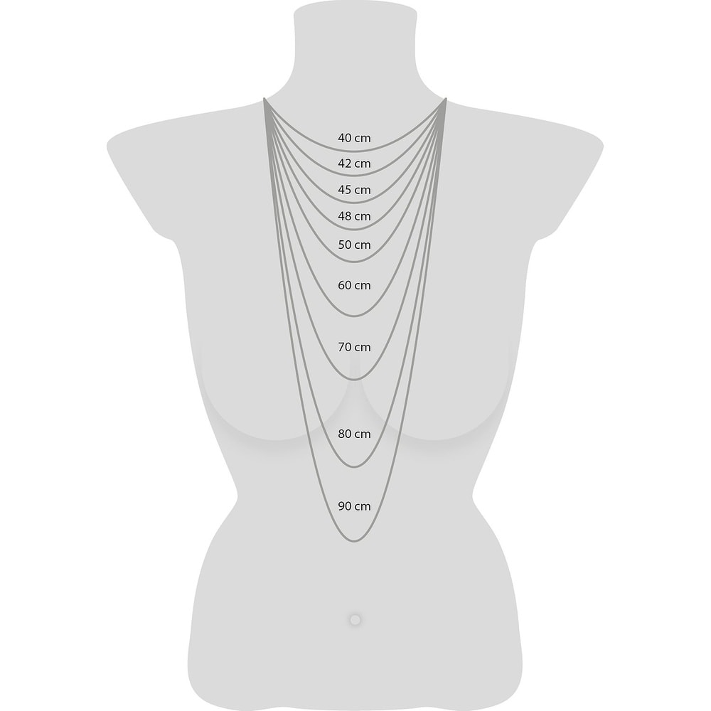 Engelsrufer Chaînette 925 Argent rhodié, 925 Argent rhodié collier