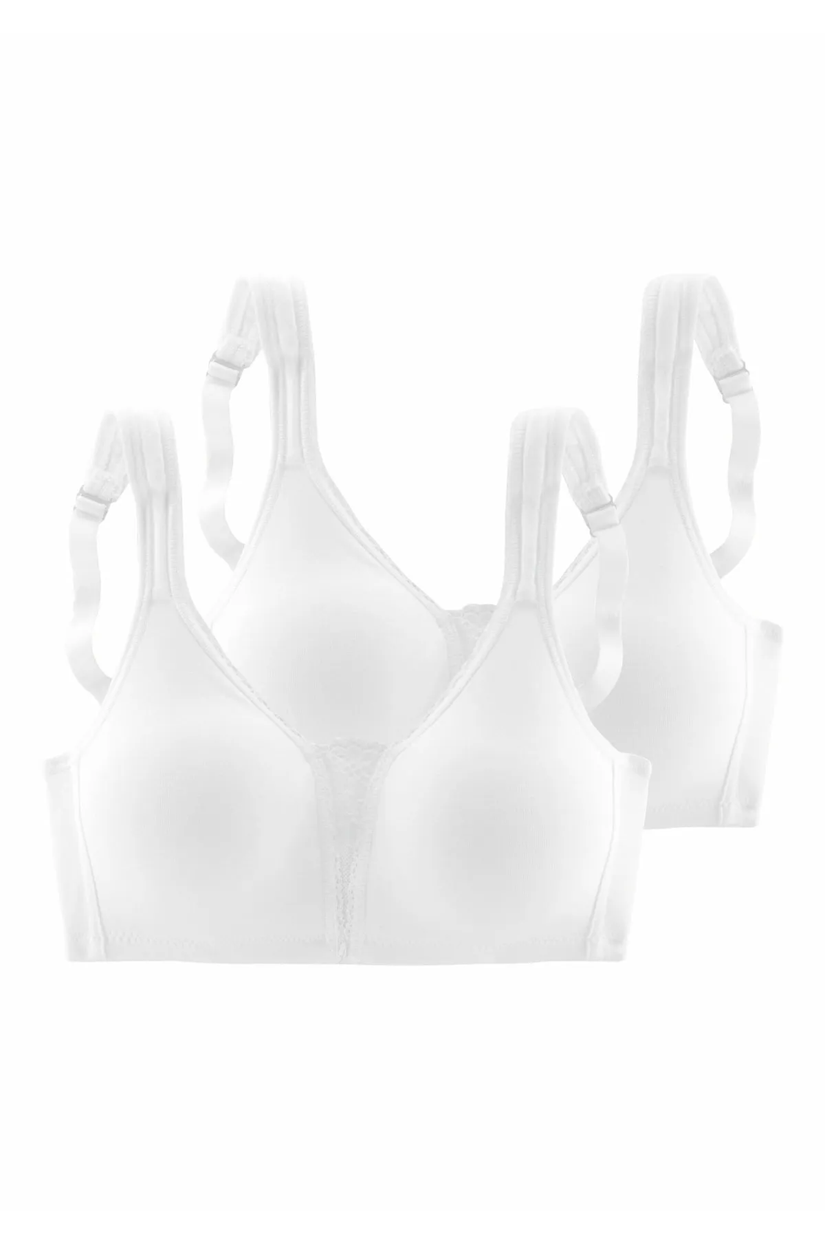 PETITE FLEUR  BH - Weiß - Unifarben