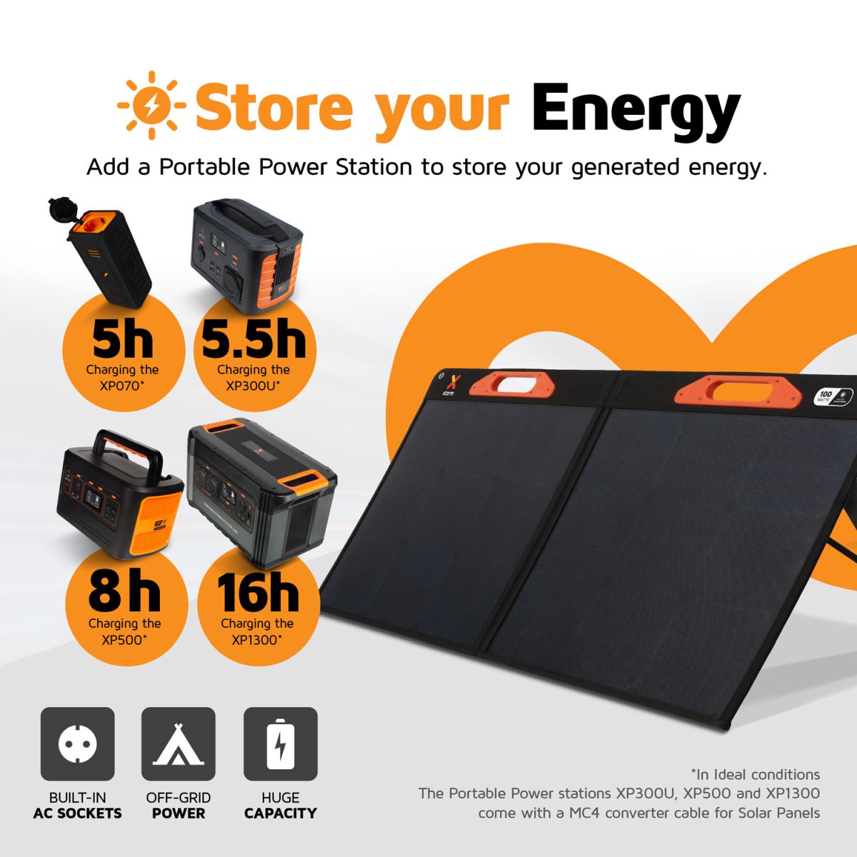 Xtorm Xtreme 100 Watt Solarpanel