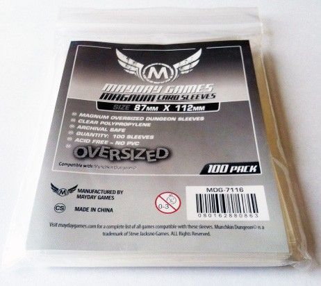 Magnum Oversized Dungeon Sleeves (100) 87 x 112mm - 7116