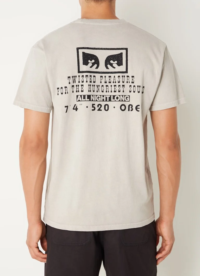 T-shirt Obey Twisted Pleasure con stampa su entrambi i lati
