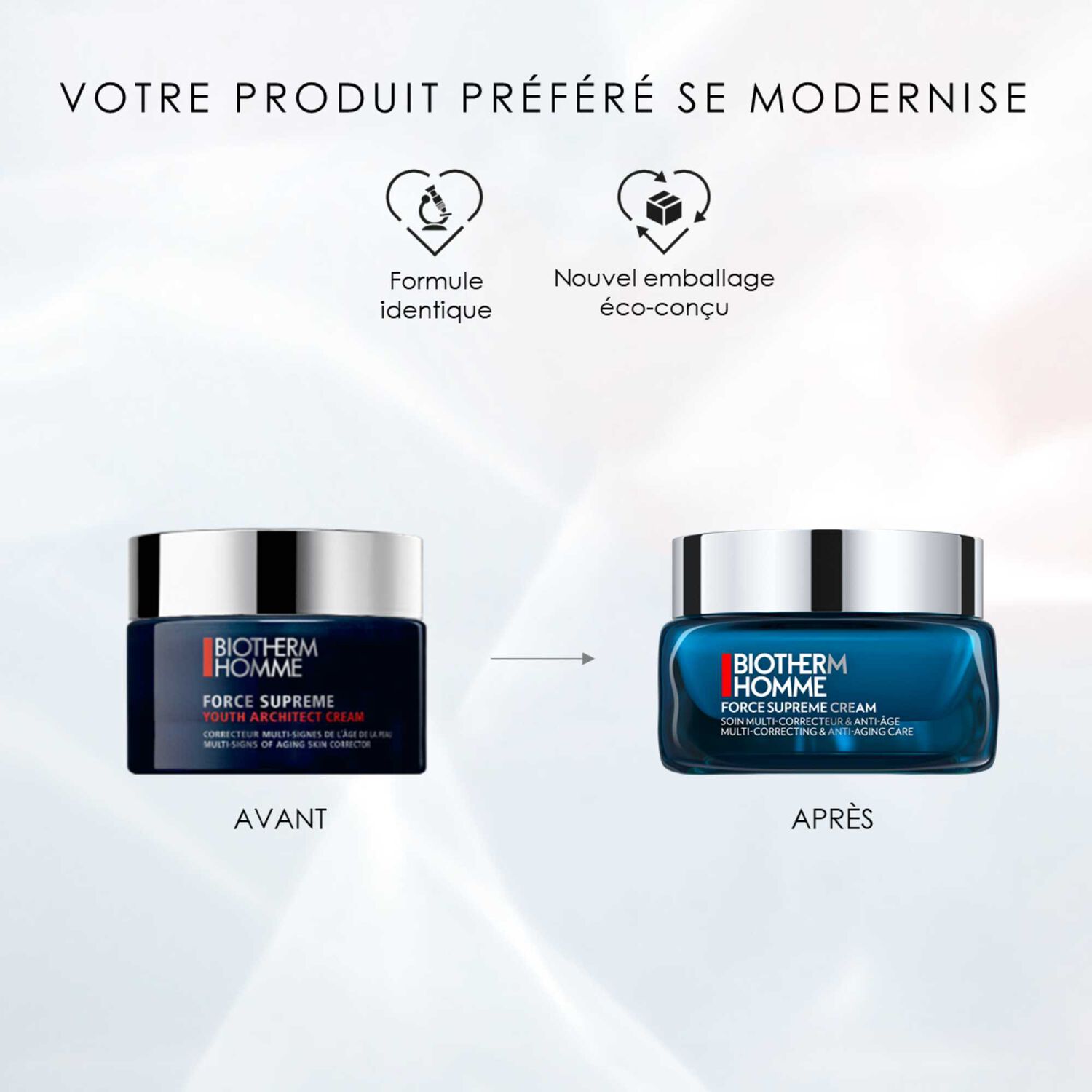 Biotherm Force Supreme Crème Anti-Age Visage pour Homme