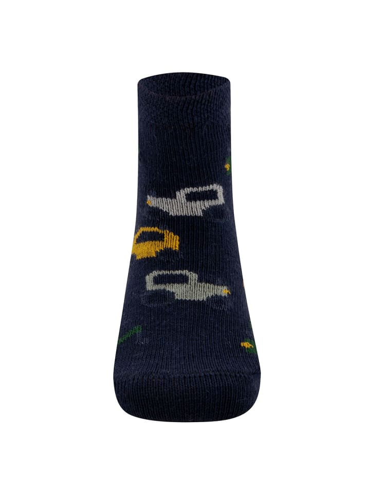 ewers 2er-Set Socken 2er Pack Baustellenfahrzeuge in hellsilber mel.-navy günstig kaufen