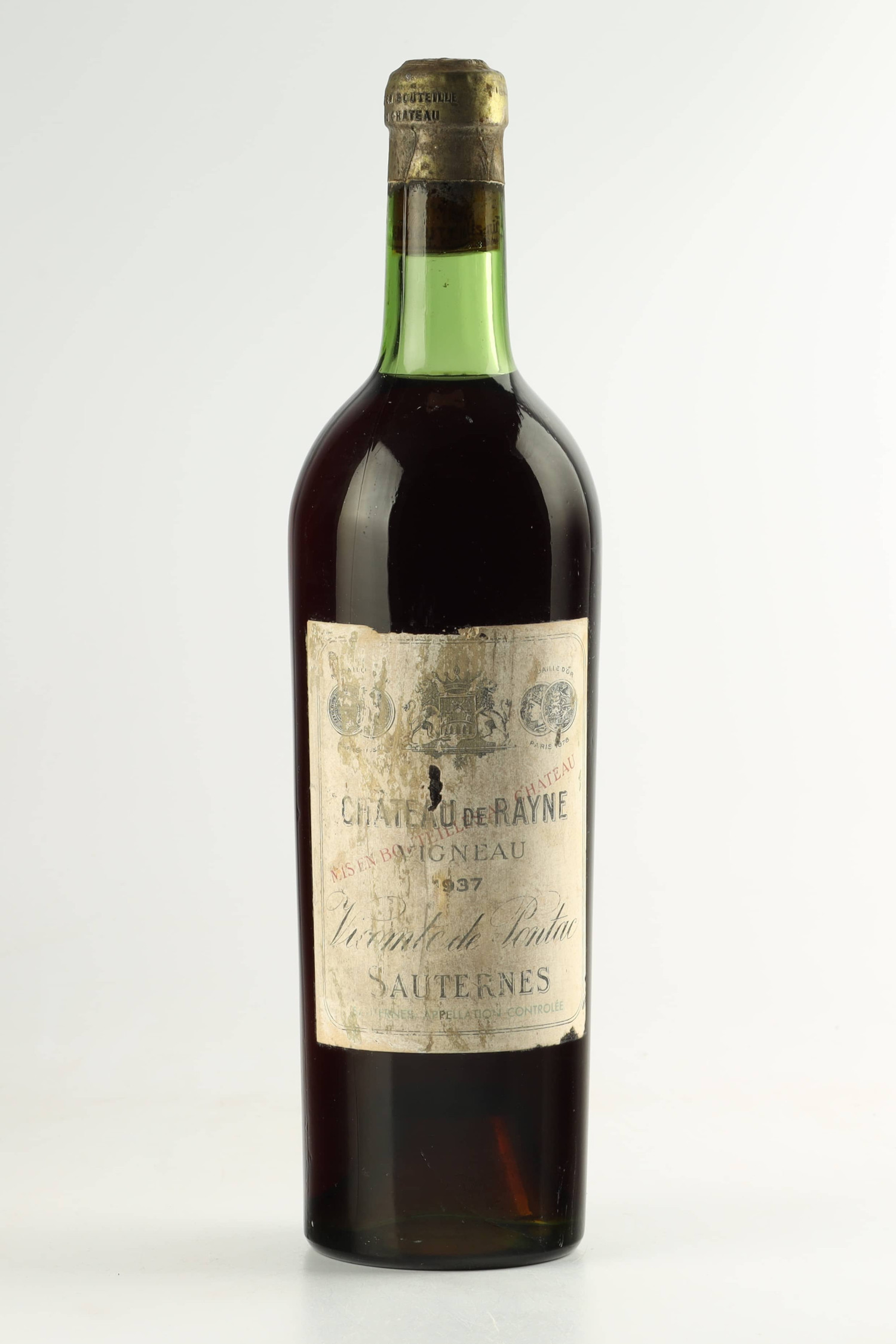 Château De Rayne Vigneau 1937, Sauternes