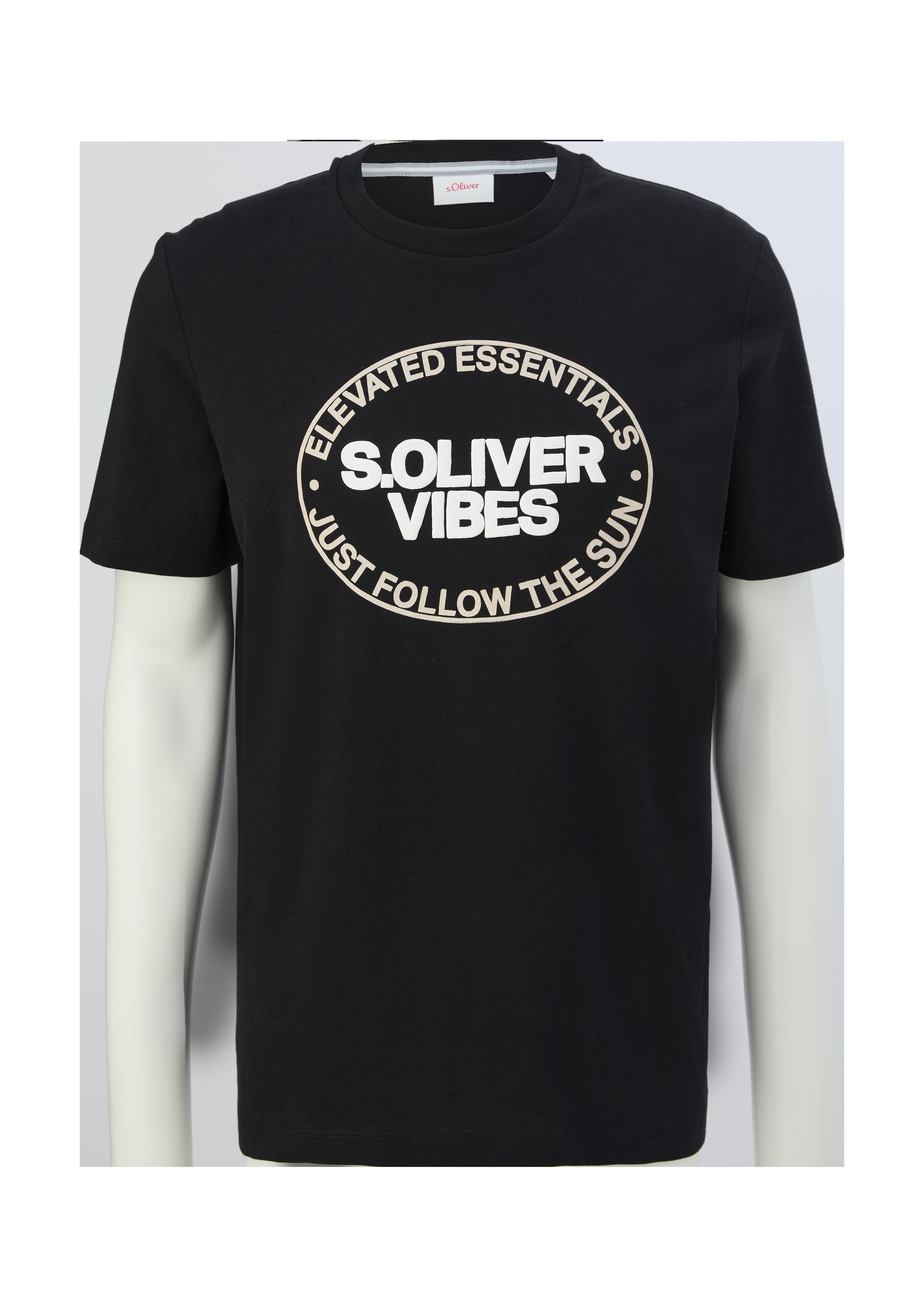Baumwollshirt mit Frontprint  2131370-99D1