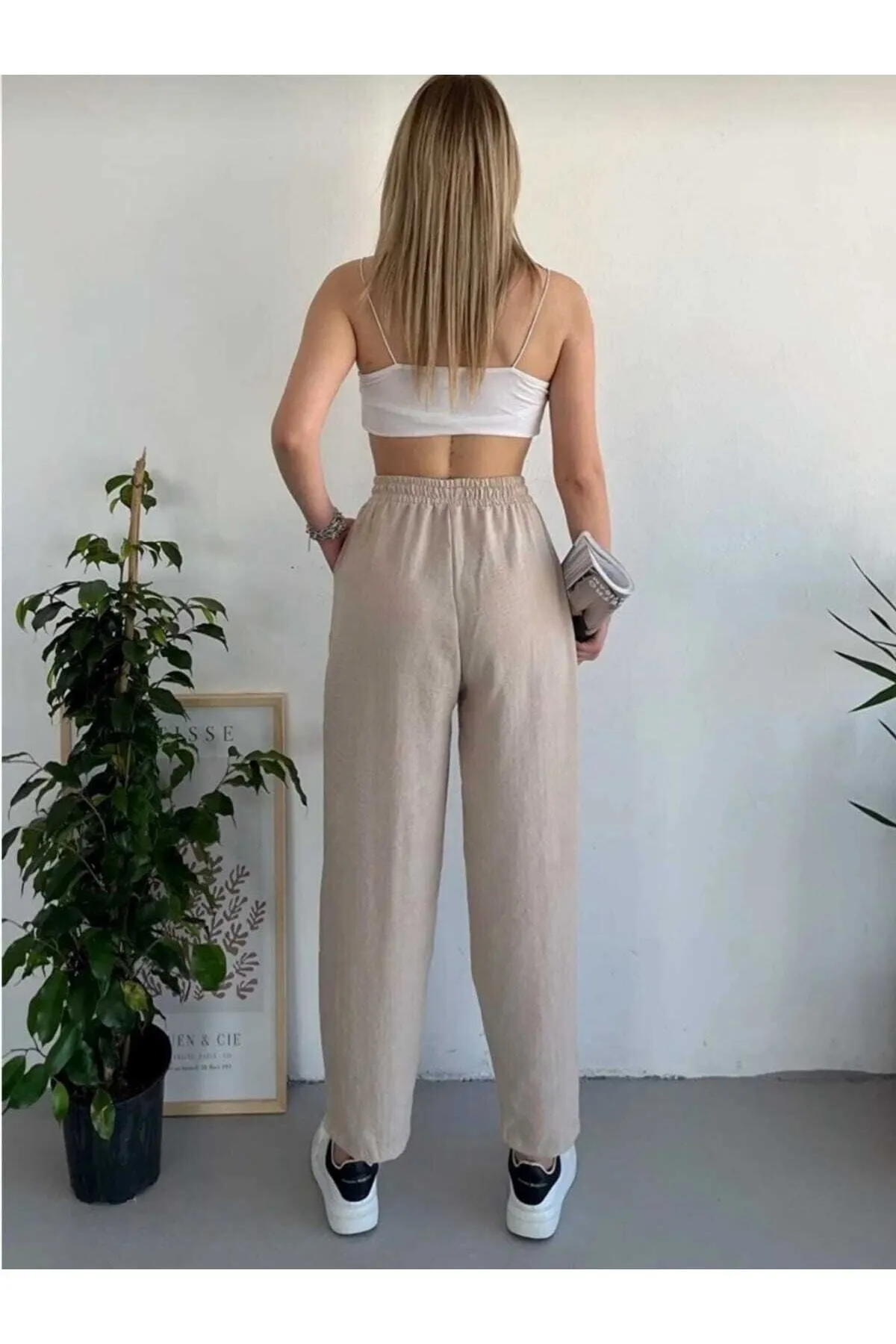 Chiklet  Hose - Beige - Relaxed