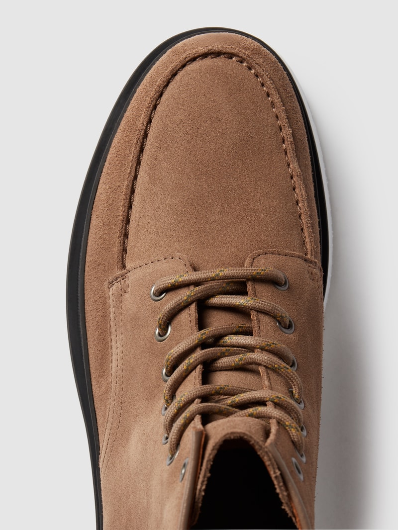 Boots mit Label-Details Modell 'Rainard' in taupe
